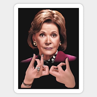 Lucille Bluth BLOOD Sticker